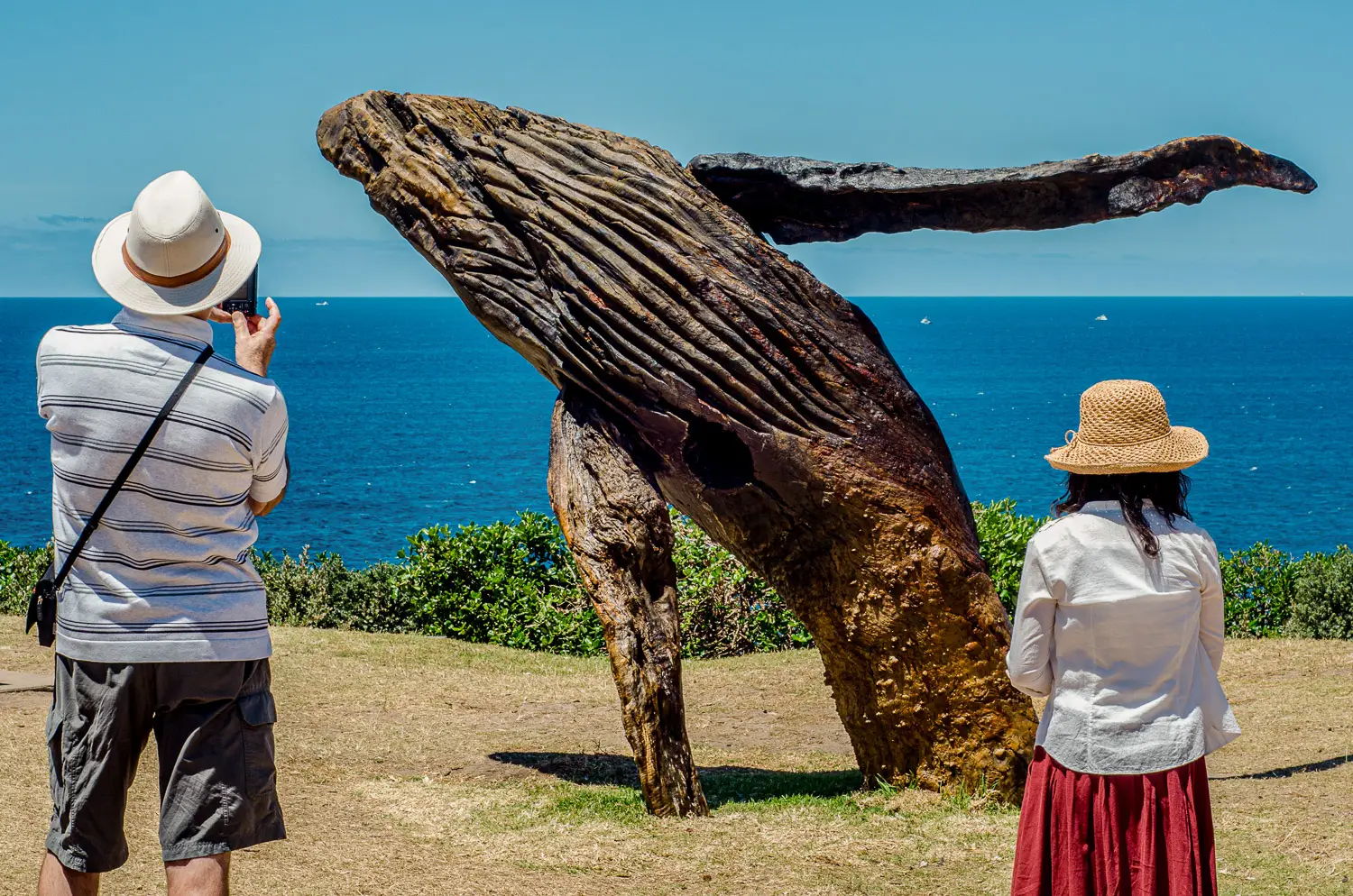 Bondi sculptures by the sea festival in Sydney