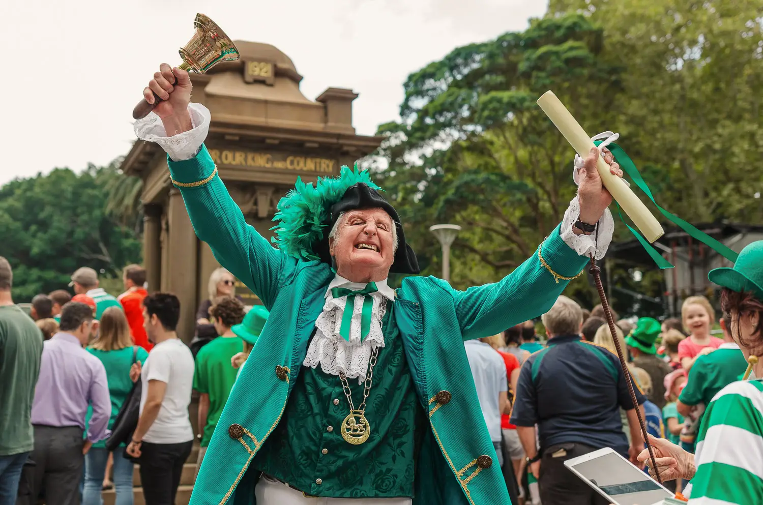 flash mob sydney st patricks day parade