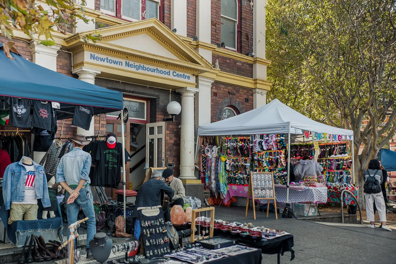 Weekend market at the doorstep of Newtown Neighborhood Centre, sydney event photography