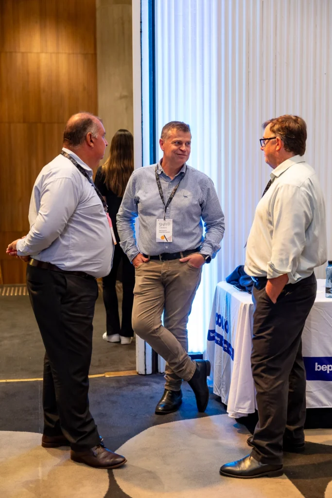 Candid networking moments at industry event