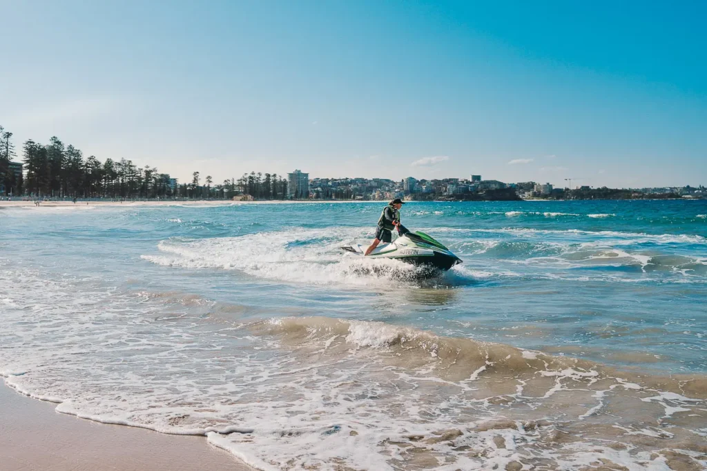 Surf lifesaver branding shoot at Northern Beaches Sydney beach
