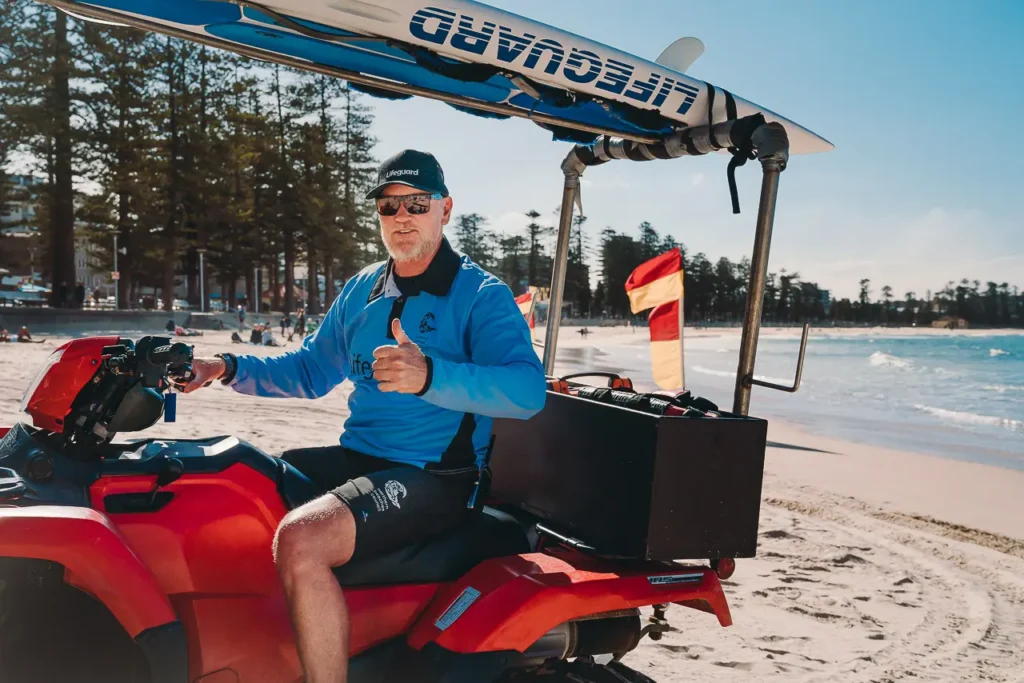 Surf lifesaving branding images shot at Manly in Sydney