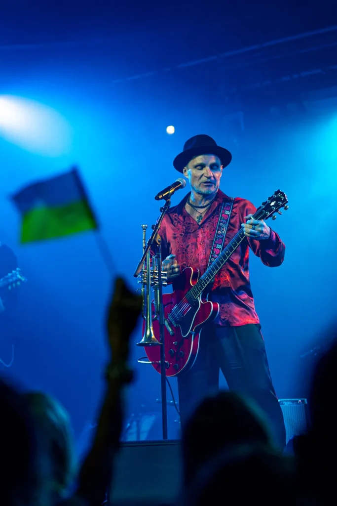 Dynamic live music moment at Vopli Vidoplyasova Sydney show