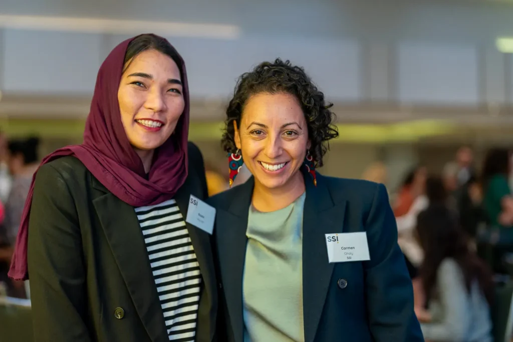 Guests networking during the Silence to Power conference at PARKROYAL Parramatta