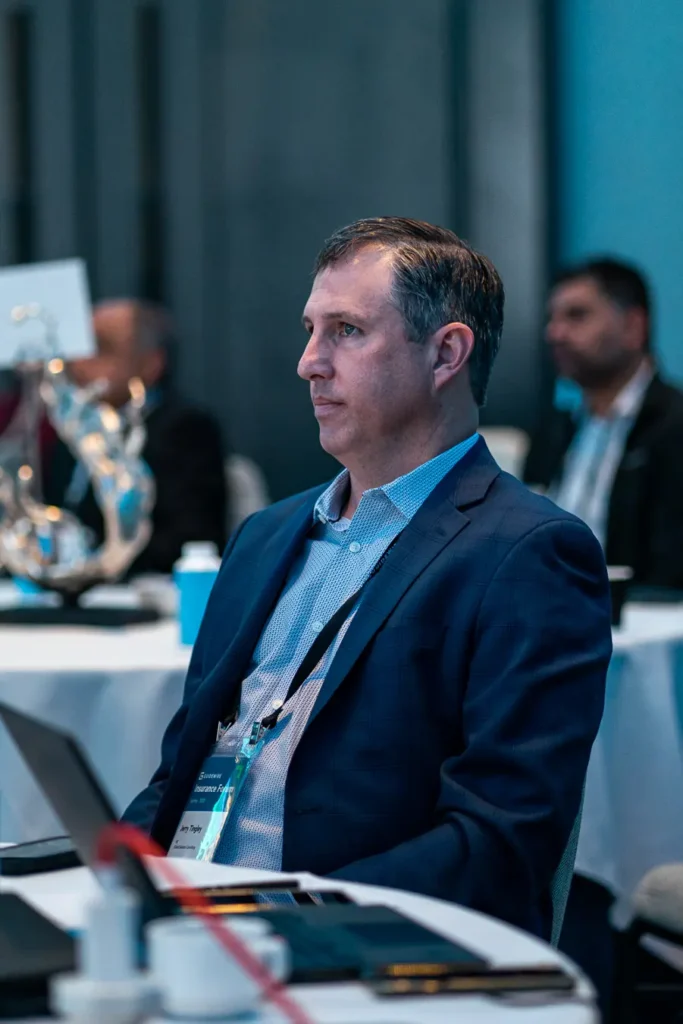 Attendee listening during Guidewire Insurance Forum Sydney 2023