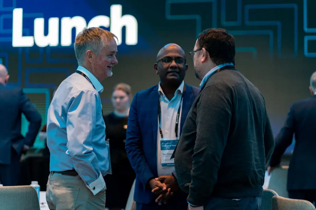 Attendee networking during Guidewire Insurance Forum Sydney 2023