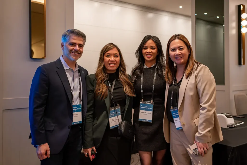 Attendees photographed at Guidewire Insurance Forum Sydney 2023 in Sydney