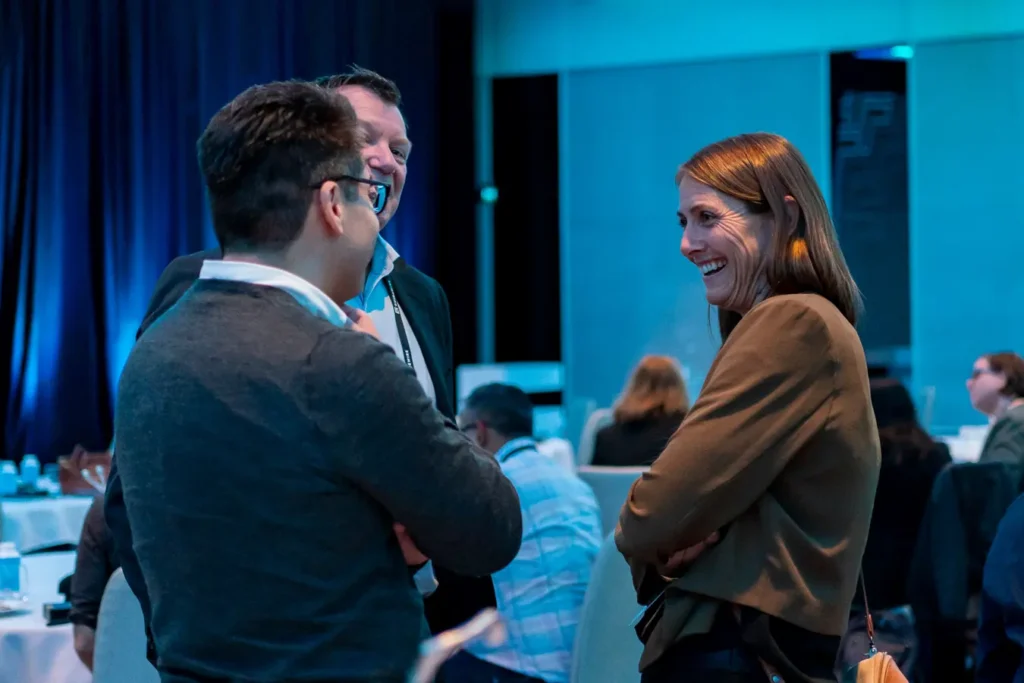 Attendees networking during Guidewire Insurance Forum Sydney 2023