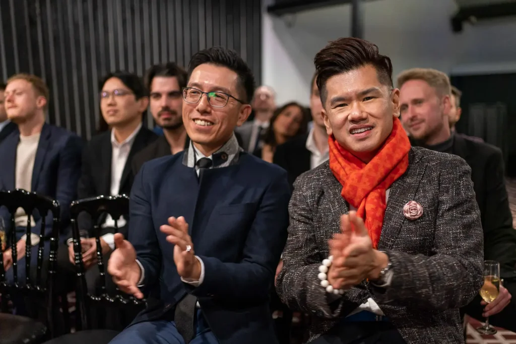 Audience applauding during the Australian Web Awards ceremony