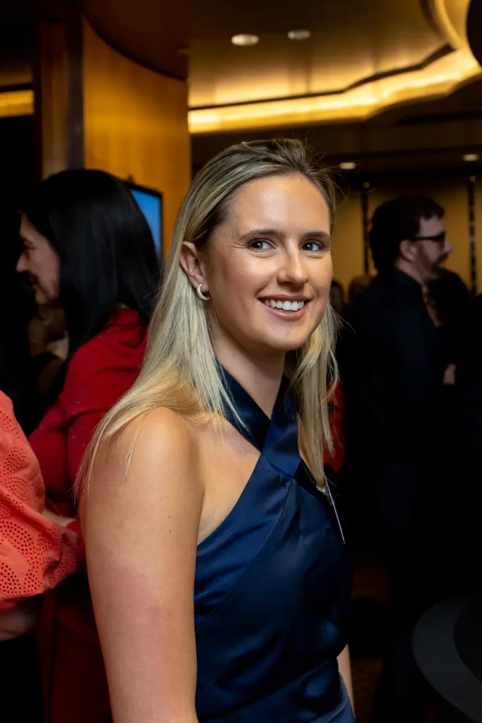 Portrait of guest at Sydney corporate gala dinner and awards night