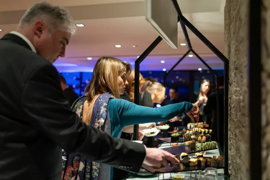 Catering service during the Australian Web Awards at Doltone House