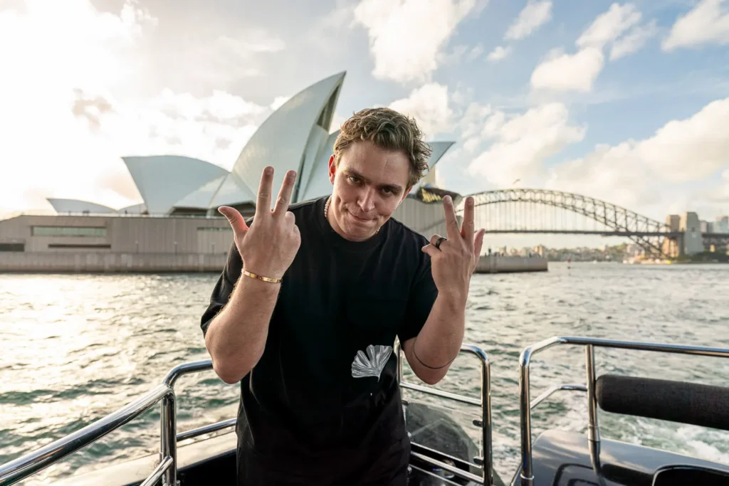Executive guest portrait with Sydney Opera House backdrop