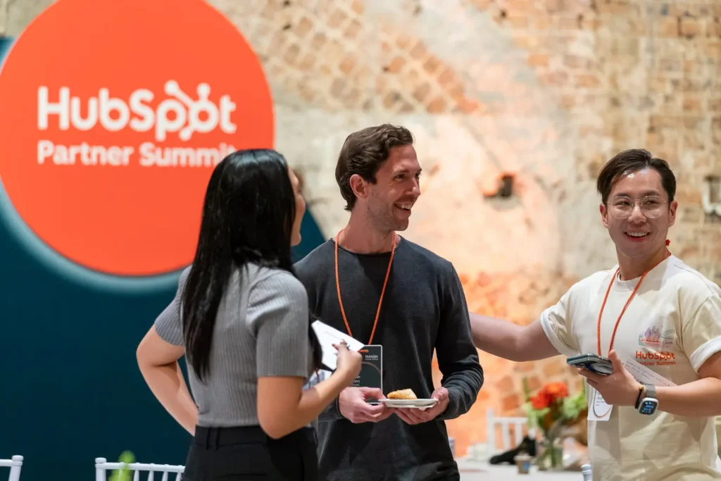 Guests networking during HubSpot Partner Summit at Alpha Dining Sydney