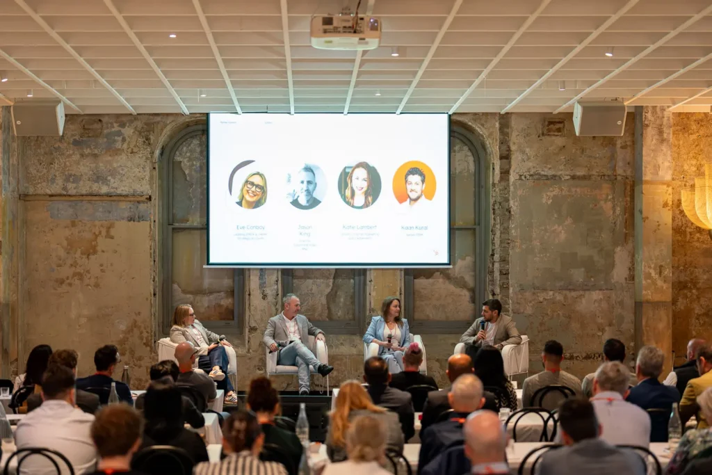Panel discussion during HubSpot Partner Summit at Alpha Dining Sydney