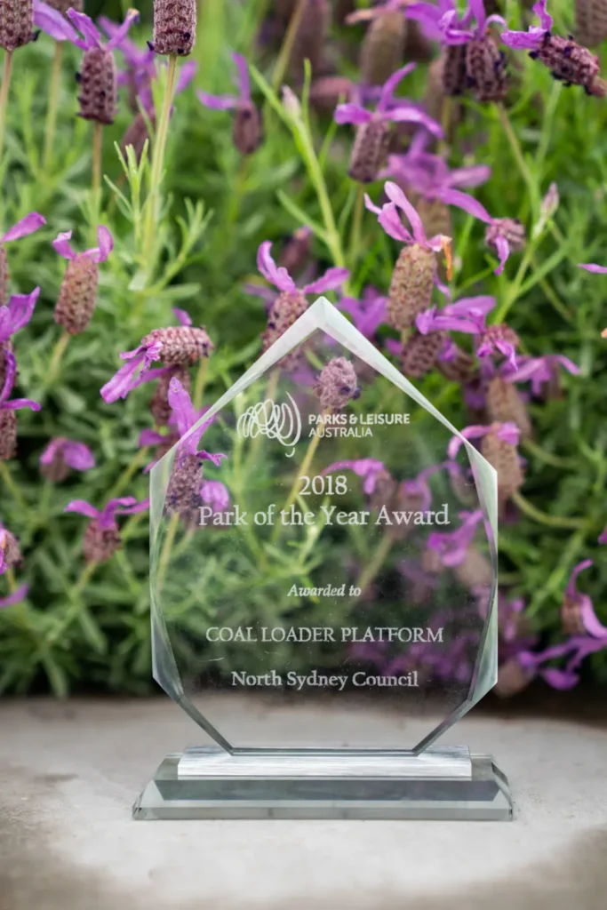 Parks and Leisure Australia award trophy photography