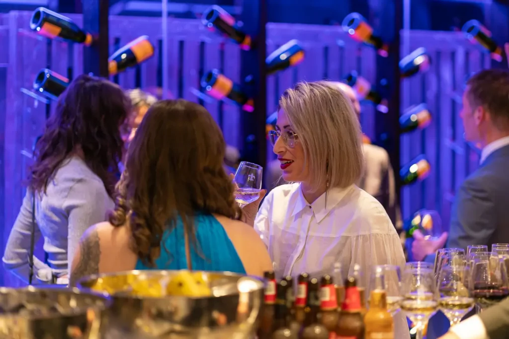 Guests networking during the Australian Web Awards evening