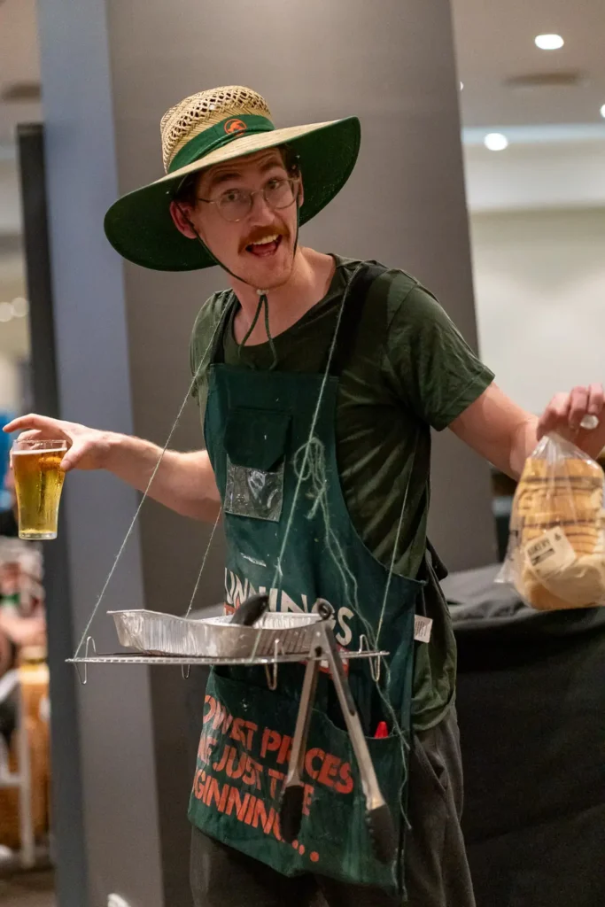 Creative costume at the Quantum Day company party in Sydney