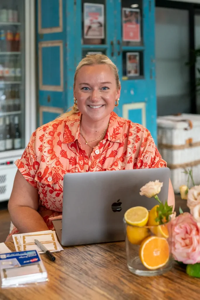 SHIFT Soirée welcome desk at The Boathouse Rose Bay