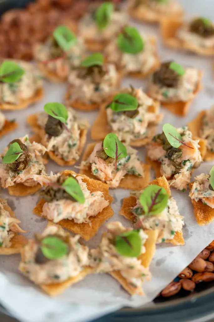 Event canapés at the SHIFT Soirée in Rose Bay