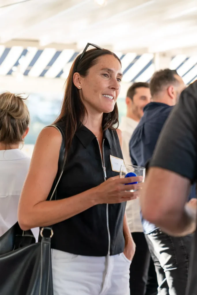 Guest enjoying drinks at the SHIFT Soirée in Rose Bay