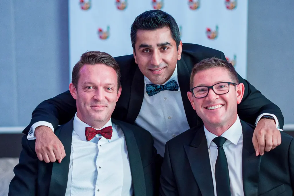 Black tie guests at the 2017 Six Nations Wine Challenge in Sydney