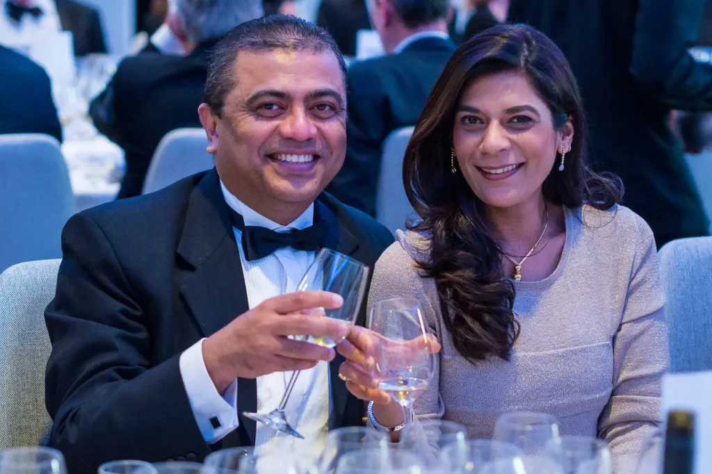 Guests enjoying the 2017 Six Nations Wine Challenge gala dinner in Sydney