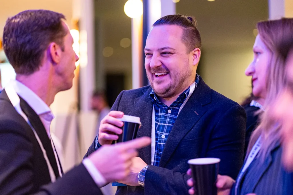 Guests networking at Guidewire Insurance Forum Sydney 2024