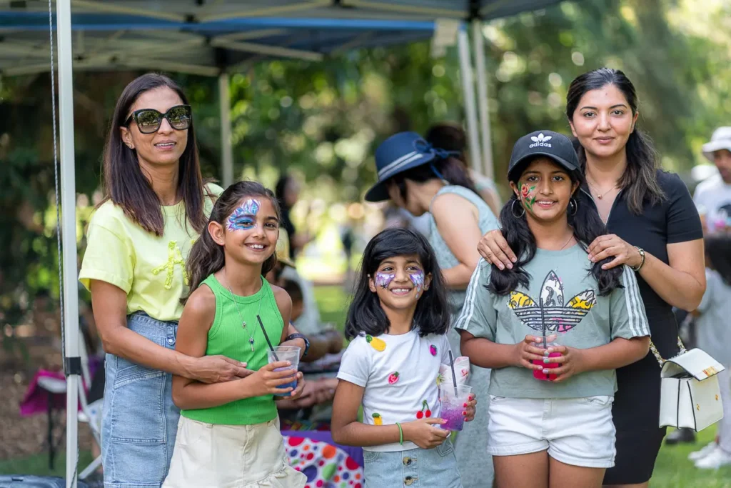 Family event photography at the St Leonards Park playground opening in North Sydney